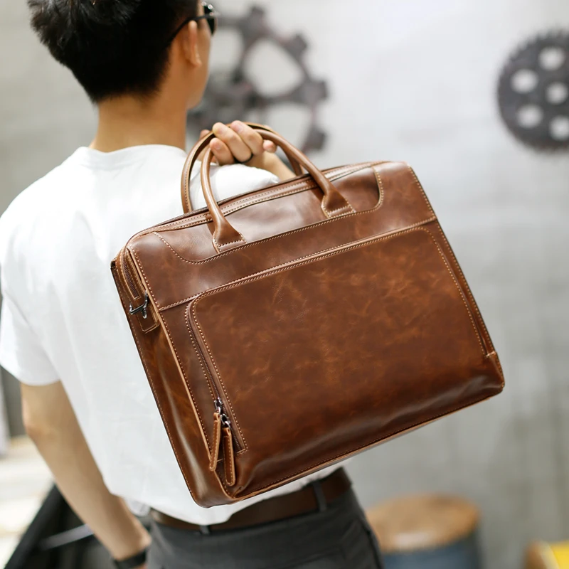GUMST الرجال حقيبة يد مجنون الحصان الجلود رسول حقيبة سفر الأعمال الرجال حمل أكياس رجل عارضة Crossbody حقائب