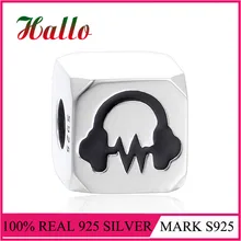 Музыка эмалевые бусины талисманы для изготовления ювелирных изделий Подходит талисманы Серебро 925 оригинальные браслеты ювелирные украшения