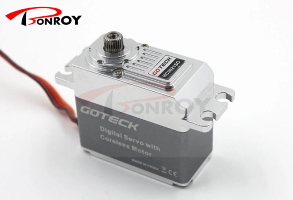 

Goteck high torque standard digital dc servo motor HC2621SG with 16/20kg-cm for Car model/fixed-wing aircraft/ helicopter/ Robot
