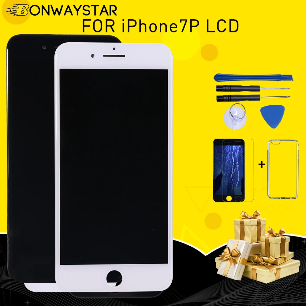 Pаспродажа ЖК дисплей Дисплей модель для iPhone 7 P A1661 A1784 ЖК дисплей Экран сенсорный дигитайзер сборки для Apple iPhone 7 Plus ЖК дисплей Экран