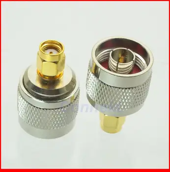 

10pcs/lot N male plug to RP-SMA male jack RF adapter connector