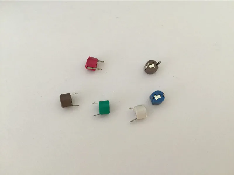 

100v original High Quality Ceramic Trimmer capacitor Variable capacitors Sample 5pf 10pf 20pf 30pf 60pf 120pf each 10pcs
