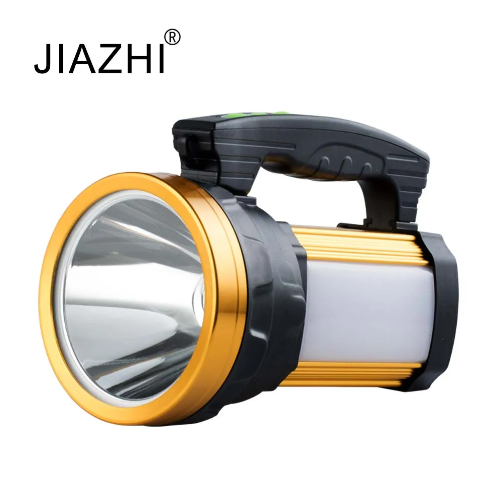 

High power portable searchlight rechargeable waterproof hunting night fishing flashlight Built-in battery