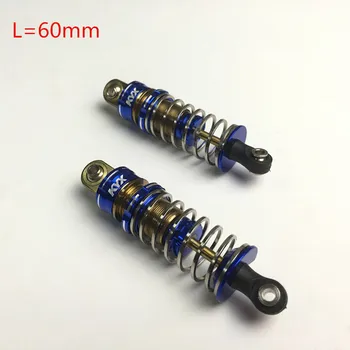 

2PCS L70mm Shock Absorber Oil Pressure Suspension Absorber Metal Damper for 1:10 On-road Racing RC Cars Accessories
