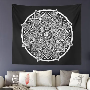 

Mandala Tapestry Tie dyeing Wall Hanging Bohemia Floral Wall Carpet Flower Decorative Tapestry Circular Dorm Decor Dropshipping