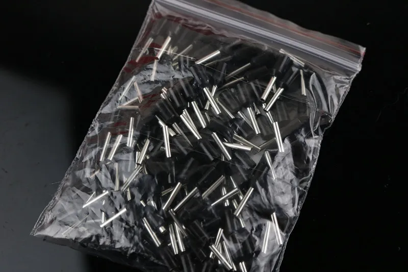 Бесплатная доставка 100 шт./лот E7506 20 AWG 0.75mm2 изолированный конец шнура провода
