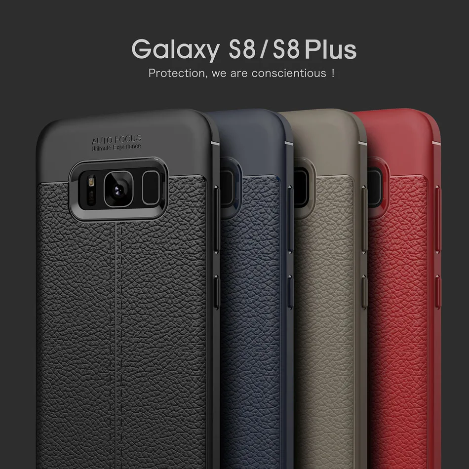 Мягкий Ультратонкий чехол KOLPLER для Samsung Galaxy S8 Plus текстура из углеродного волокна