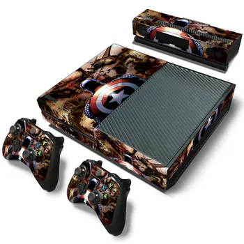 

Superhero skin sticker for xbox one protective cover console and gamepad skin