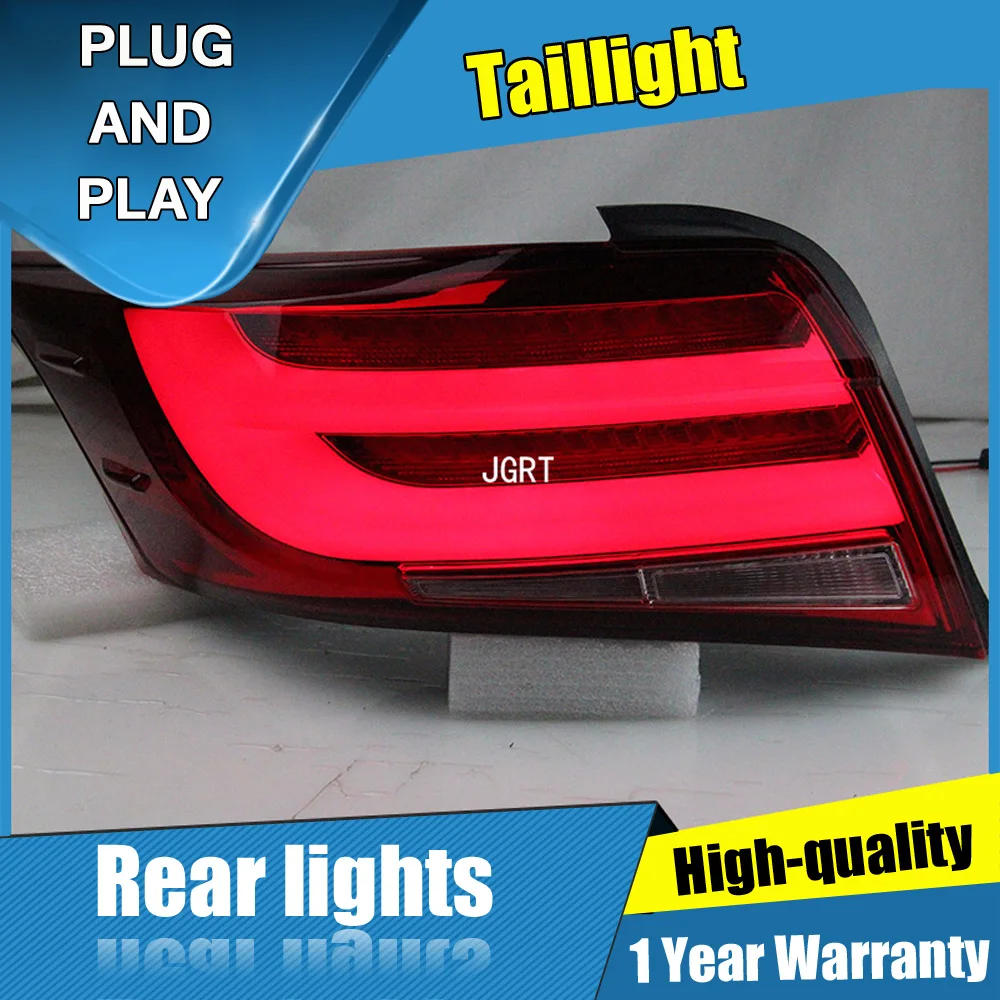 2PCS Car Styling for Toyota new vios Taillights 2014 2015 for New vios LED Tail Lamp+Turn Signal
