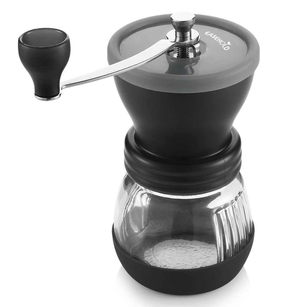 Image EASEHOLD Manual Ceramic Coffee Grinder ABS Ceramic core Stainless Steel Burr grinder Kitchen DIY Mini Manual Hand Coffee Grinder