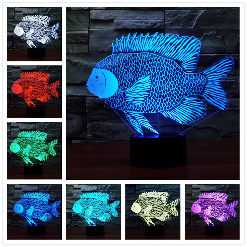 Lâmpada para Crianças Presentes de Natal Lâmpada de Mesa Luz da Noite Luz da Mesa Lâmpada Pokemon Snap Ilusão Led Brinquedo Toque 3d 15 High Quality Luzes e Iluminação