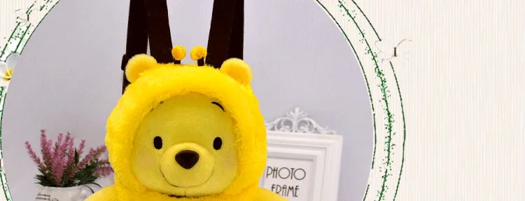 Kawaii Winnie cosplay Bee Bear, плюшевая игрушка, кукла, рюкзак, мягкие плюшевые куклы, игрушки, подарки на день рождения для детей, маленьких девочек