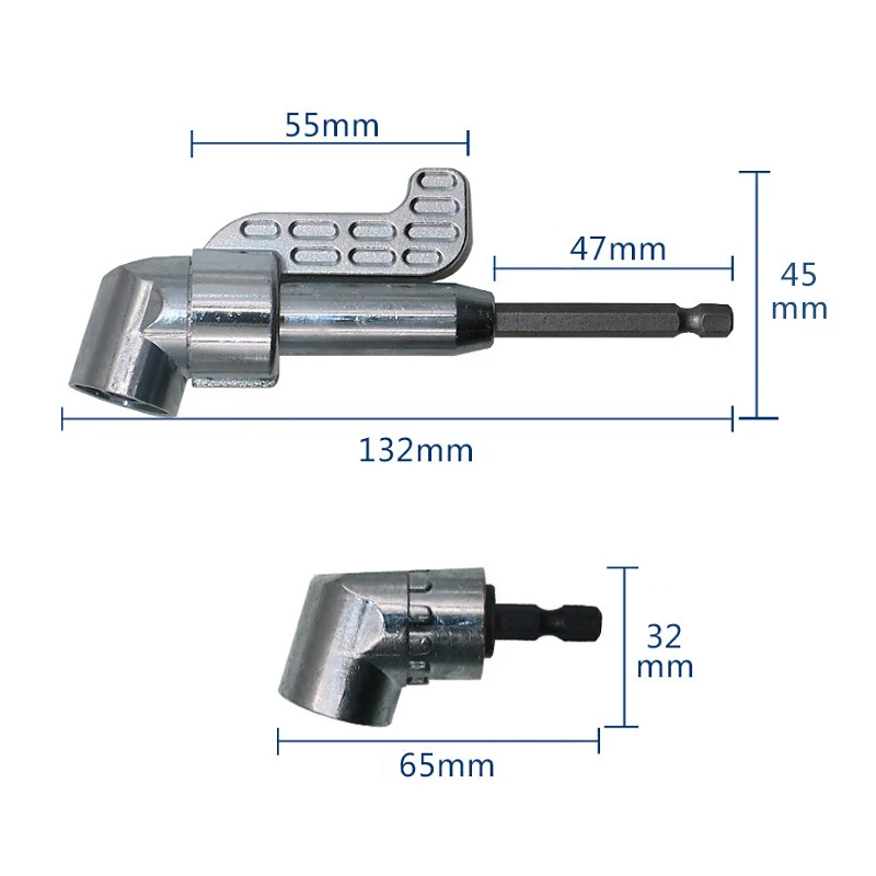 105 градусов угол расширения отвертка патрон-адаптер регулируемые биты насадки для отвертки бит правый угол головки