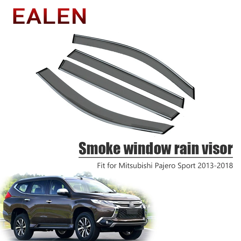 4 шт./1 комплект дефлекторы для Mitsubishi Pajero Sport 2013 2014 2015 2016 2017|Навесы и укрытия| |