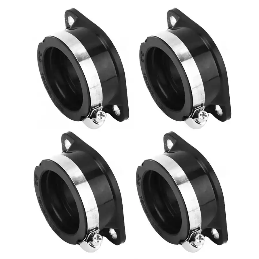 4Pcs 11-4853 Carburetor Carb Intake Manifold Boots For Kawasaki KZ1000 KZ1100