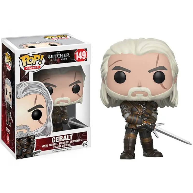 FUNKO pop The Witcher 3: Дикая Охота модель Фигурка Коллекционная модель игрушки для подарка - Цвет: 149 GERALT