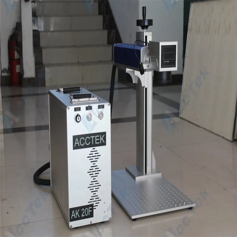 

ACCTEK 20W Raycus Split fiber marking machine laser marking machine marking metal laser engraving machine diy cnc