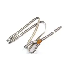 Мужские и женские полосатые эластичные стрейч-пояс с зажимом в британском стиле, Висячие брюки с тремя зажимами, универсальный зажим на ремне