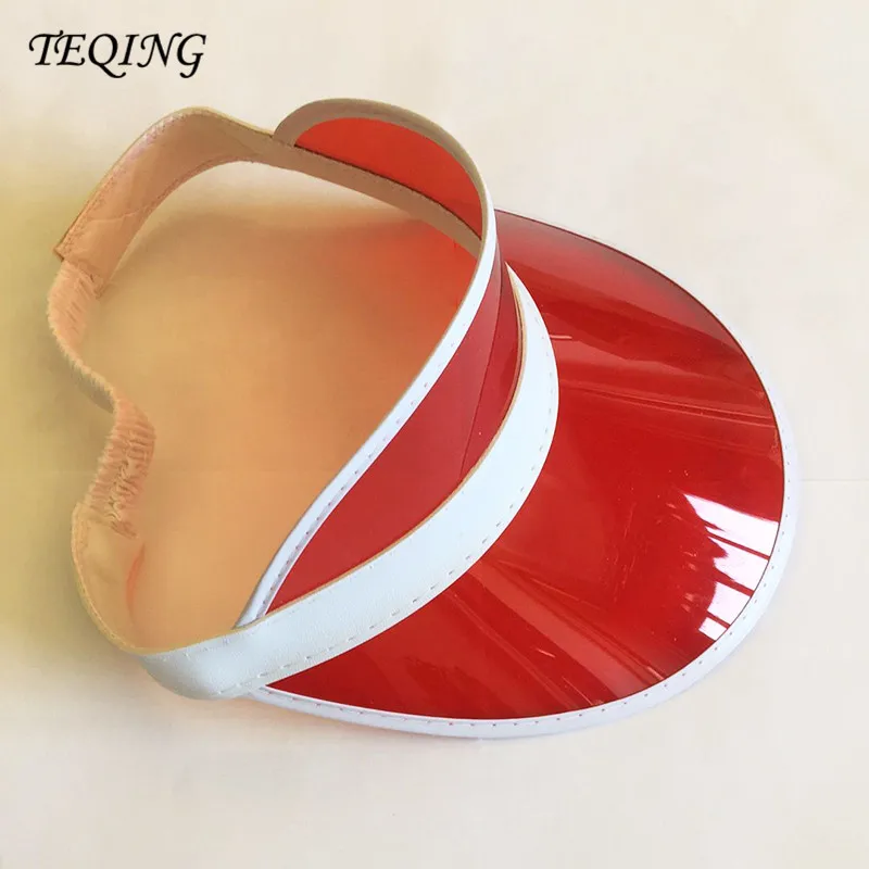 Солнцезащитные шляпы TEQING 48 шт./лот неоновые солнцезащитные козырьки кепки