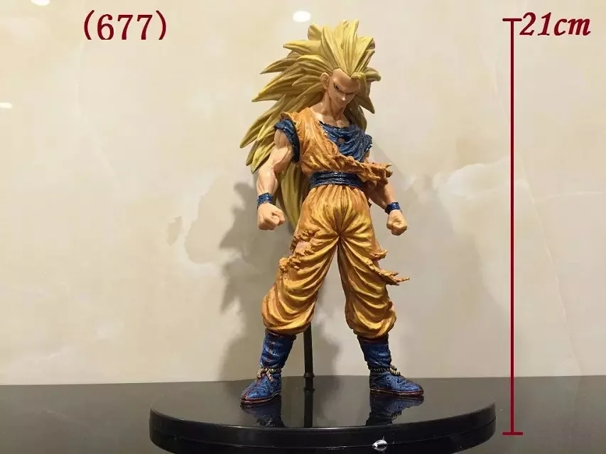 Dragon Ball Z Super Saiyan 3 Goku Big Size Figures Manga Bandai Dragonball Pvc A