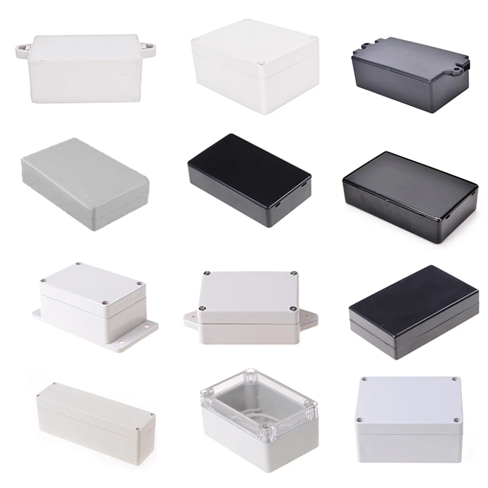 Черный, белый цвет разъем пластик электронный Корпус электротехнический поставки 9 размеров на выбор DIY корпус инструмент случае