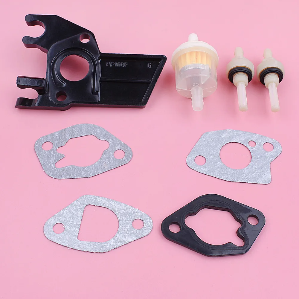 Carburetor Insulator Spacer Gasket For Honda GX160 GX200 5.5HP 6.5HP Lawn Mower Engine Motor Part Fuel Gas Tank Joint Filter