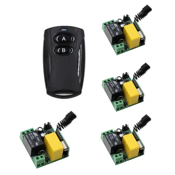 

New AC 220V Wireless Remote Switche Remote Control Light Switch 1CH 10A Radio Relay Module Wireless Receiver Transmitter