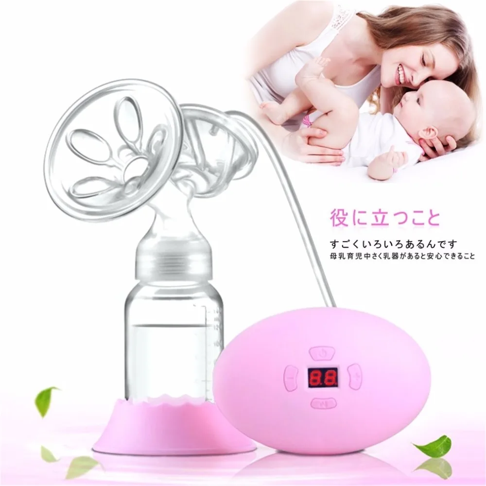 

Mom Automatic BPA Free Breast Pump with Milk Bottle USB Powerful Nipple Suction Breast Electric Easy Clean Breast Pump JP Plug