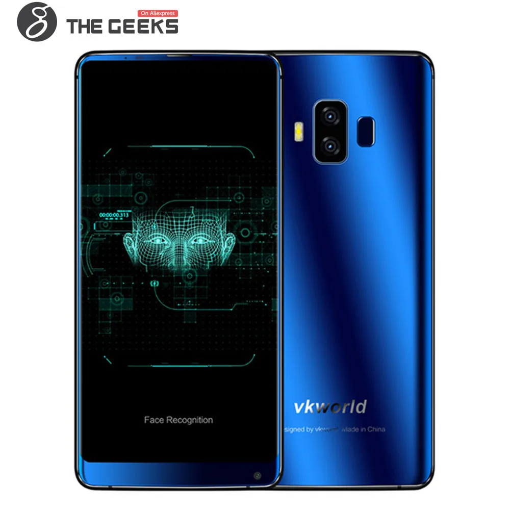 

VKworld S8 4G Mobile Phones Android 7.0 4GB RAM 64GB ROM Octa Core Smartphone Dual Back Cameras 5.99 inch 18:9 1080P Cell Phone