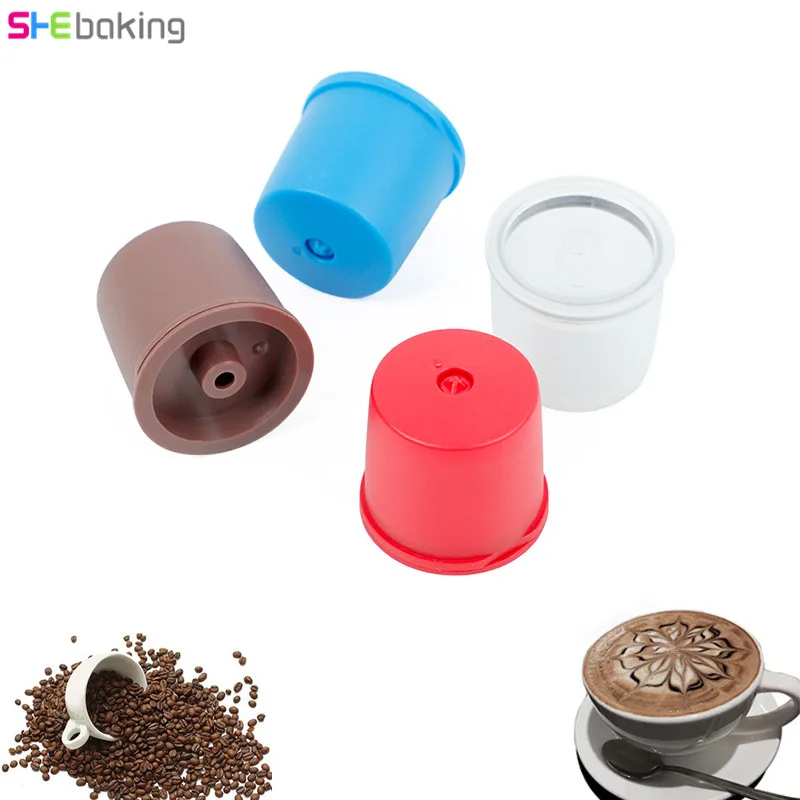 Shebaking 1 قطعة فلتر قهوة قابل لإعادة الاستعمال كبسولة إعادة الملء القهوة Capsulone أكواب متوافق إيلي ماكينة القهوة Coffeeware بار أداة