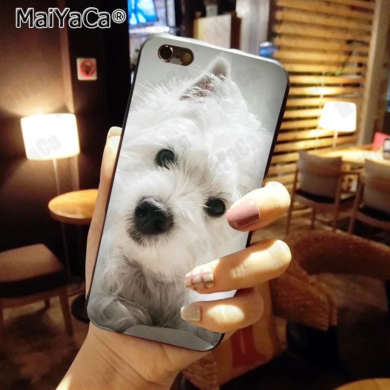 MaiYaCa Westie терьер собака щенок Хайленд терьер Модный чехол для телефона для Apple iphone 11 pro 8 7 66S Plus X 5S SE XS XR XS MAX - Цвет: 8