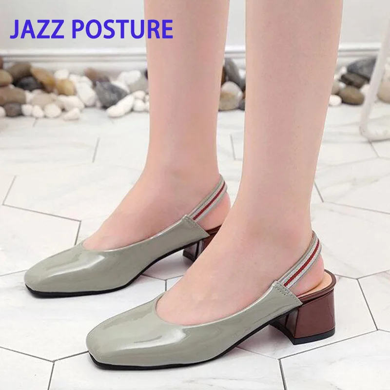 

2019 summer women's classic shallow mouth black women's high heels mature style ladies shallow mouth thin heel shoes tip y398