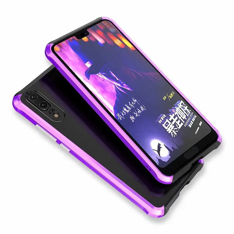 

P20 / P20 Pro Bumper ,Vintage Luxury Colorful Metal Bumper Frame For Huawei P20 / P20 Pro Plus Double Colors Phone Case Bumper