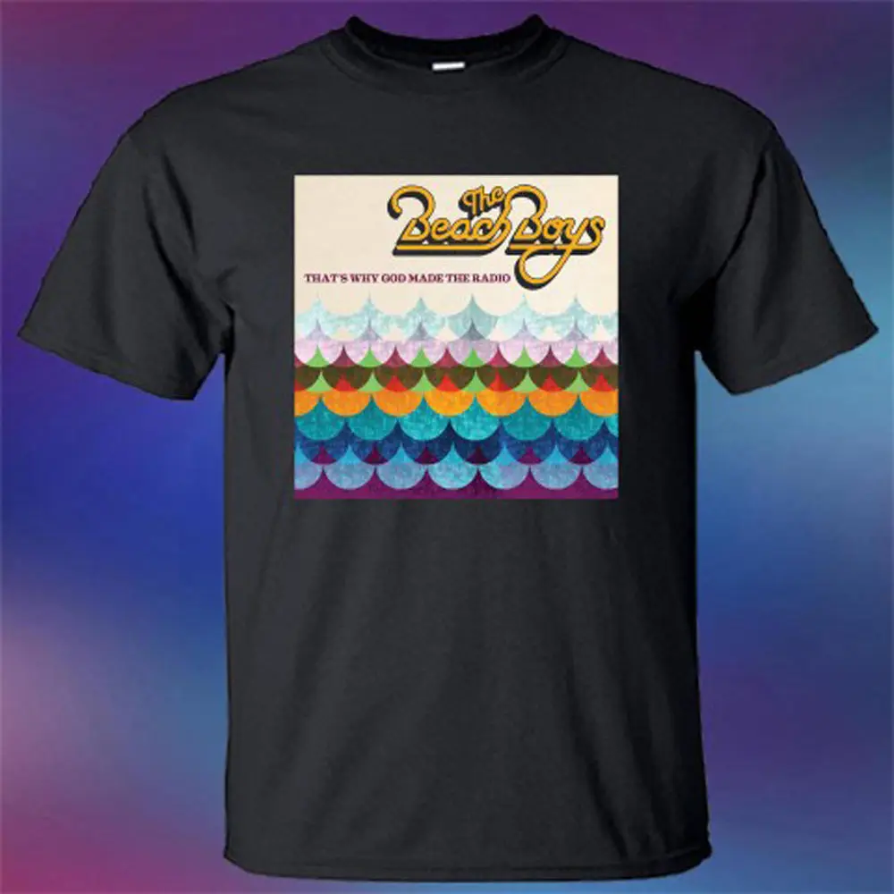 New The Beach Boys Rock Band Legend Album Logo Men's Black T-Shirt Size S-3XL | Мужская одежда