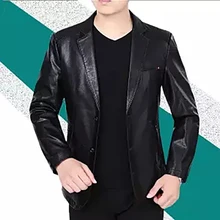 Мужские Куртки из натуральной кожи, пальто на весну и лето, мотоциклетная Байкерская кожаная куртка, Мужская одежда, бархатные пальто, M-4XL