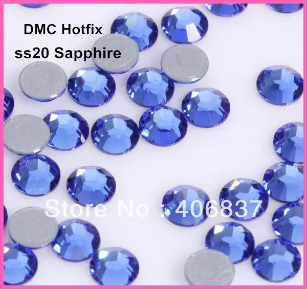 Бесплатная доставка! 1440 шт./лот ss20 (4 8 5 0 мм) высококачественный DMC сапфировый Утюг