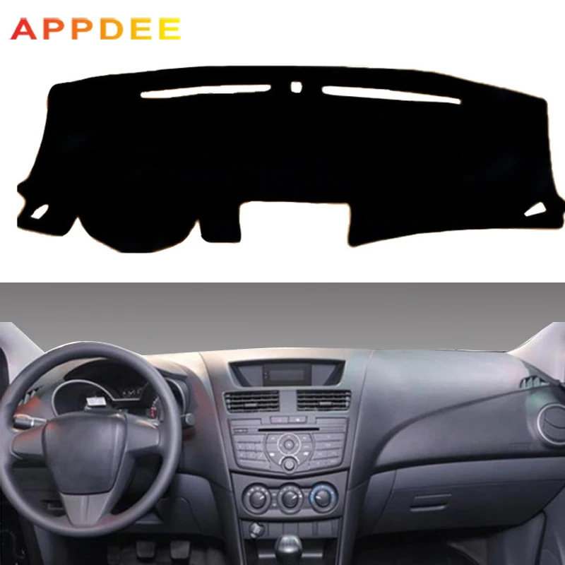 

APPDEE Left hand drive Auto dashboard cover for Mazda BT50 2012-2018 Fashion style car dashboard rug MAT for Mazda BT50 12-18
