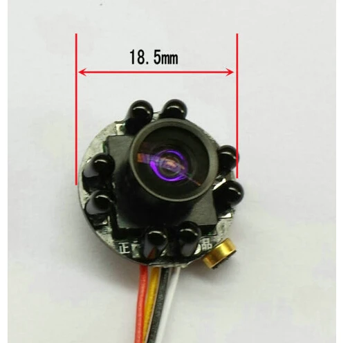 

150 Degree Wide Angle Color Video Mic Audio Mini Cctv IR COMS 7070 480TVL Camera