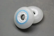8PCS/Set 72/76/80mm Led Flashing Inline Skate Wheels 90A PU Roller Skates Wheels 4Colors Available