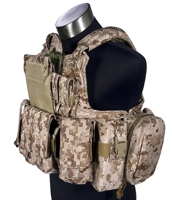 Cheap In stock FLYYE genuine MOLLE  Force Recon Vest with Pouch Set Ver.MAR Military Tactical Vest CORDURA VT-M004