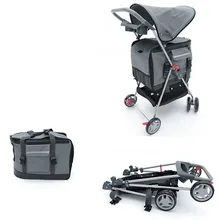 Многофункциональная складная тележка для собак три в одном, водонепроницаемые съемные коляски для животных