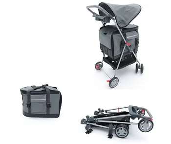 

Multipurpose three-in-one Folding dog cart Waterproof detachable Pet Strollers
