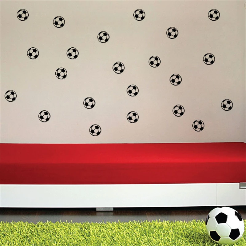 Buy 20pcs/set Football Wall Sticker Wall Decorations Living Room Personalized