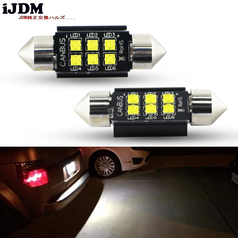 12V DC White 36mm Canbus Error Free C5W HID SMD LED Car Tail Backup Light Lamp