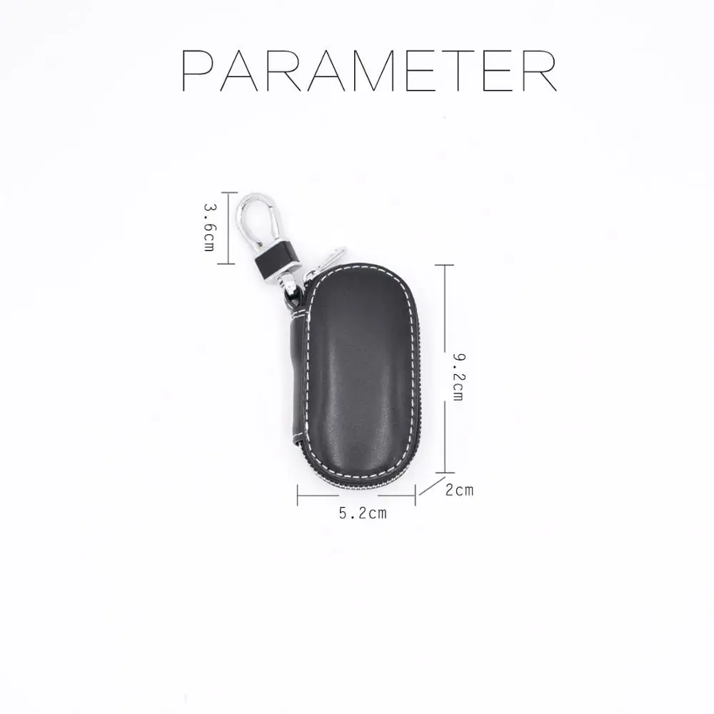 

Brand new for Mercedes-Benz Auto Key Protective Cover Black Vintage Genuine Leather Car key holder case Accessories 1pcs