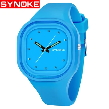 

SYNOKE Boys Student Colorful Waterproof Sports Watch Men Brand Women Unique Silicone LED Digital Date Wrist Watches Clocks