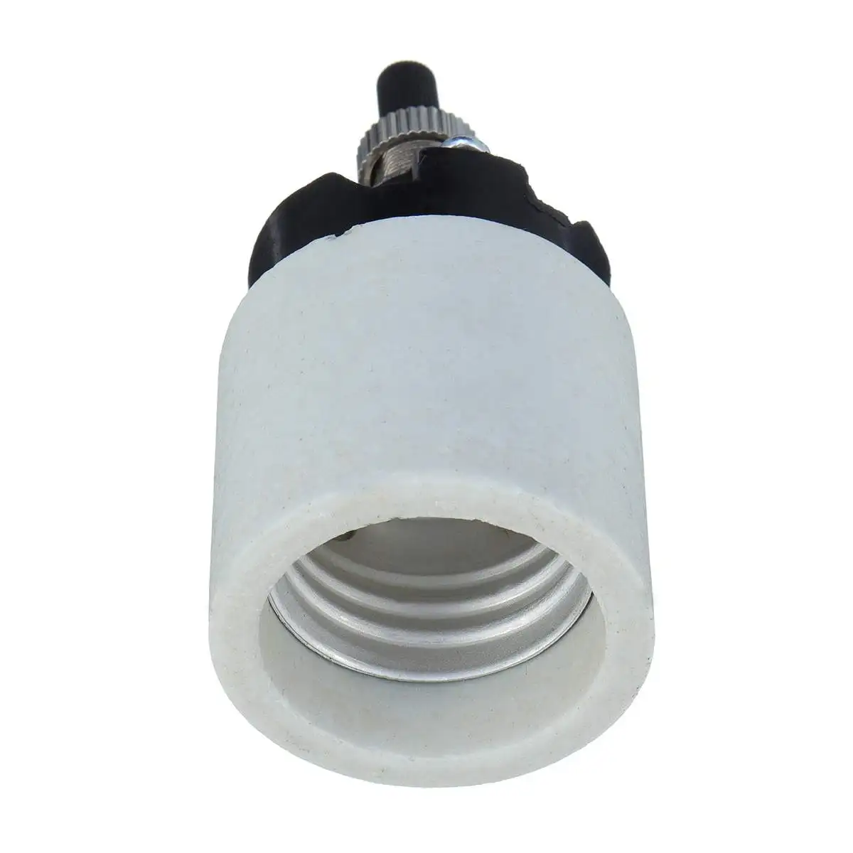 E26 660 Вт фарфоровая керамическая Поворотная фара светильник в розетку адаптер с ручкой переключатель патрон для лампы потолочный