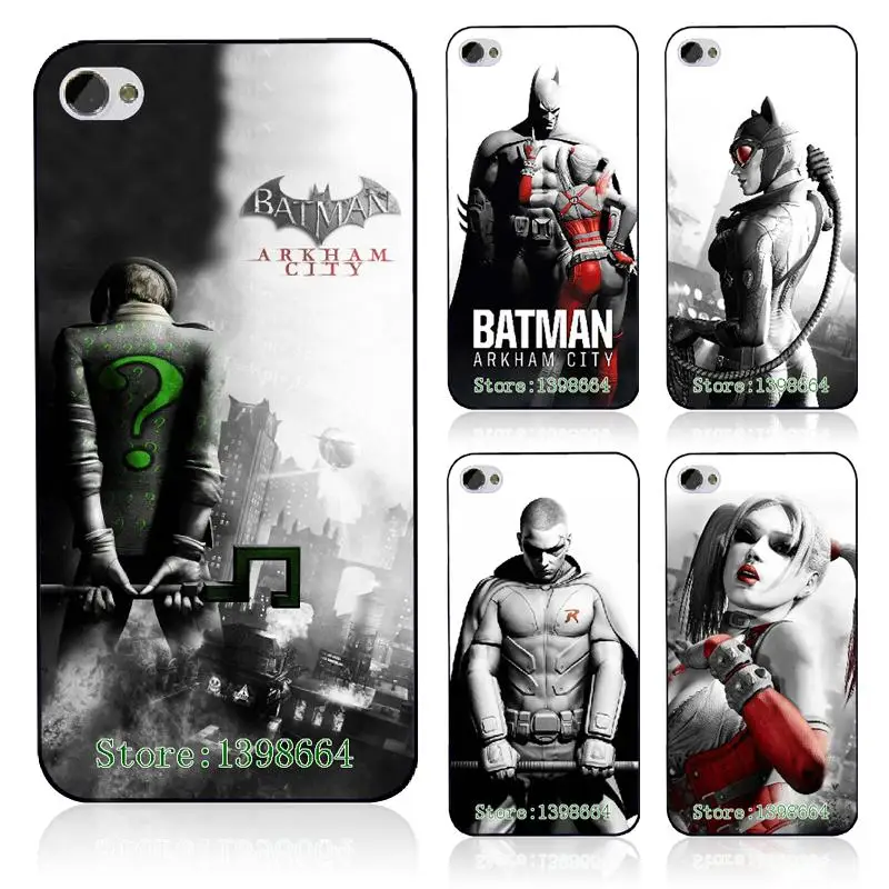 Image 2017 Wholesale 5pcs lot batman joker catwoman Protective White Hard Plastic Case For Iphone 5 5S Cases Coque Capa