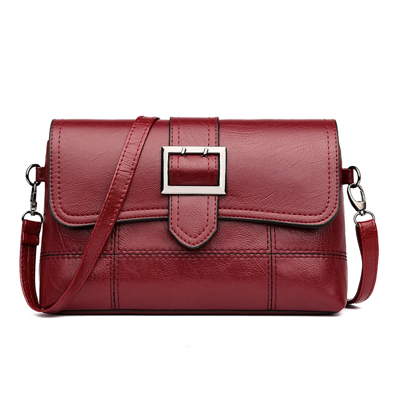 Women Bags Designer Shoulder Bag Fashion Handbag and Purse PU Leather Crossbody Bags for Women 2019 New Black&Red