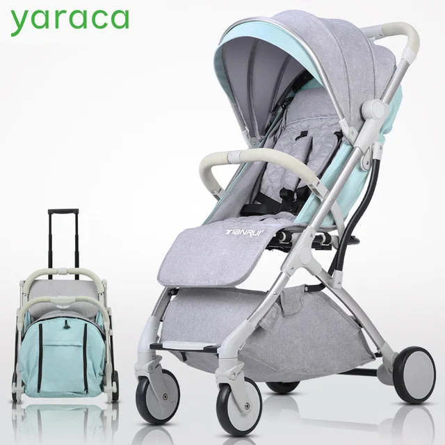 Luxury Baby Stroller 2 in 1 Lightweight Baby Stroller Walking Foldable Travel System Prams For